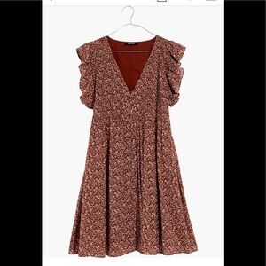 Madewell flowered loose fit sundress